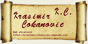 Krasimir Čokanović vizit kartica